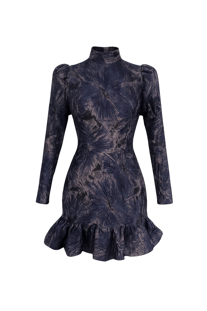 Pietra Jacquard Mini Dress