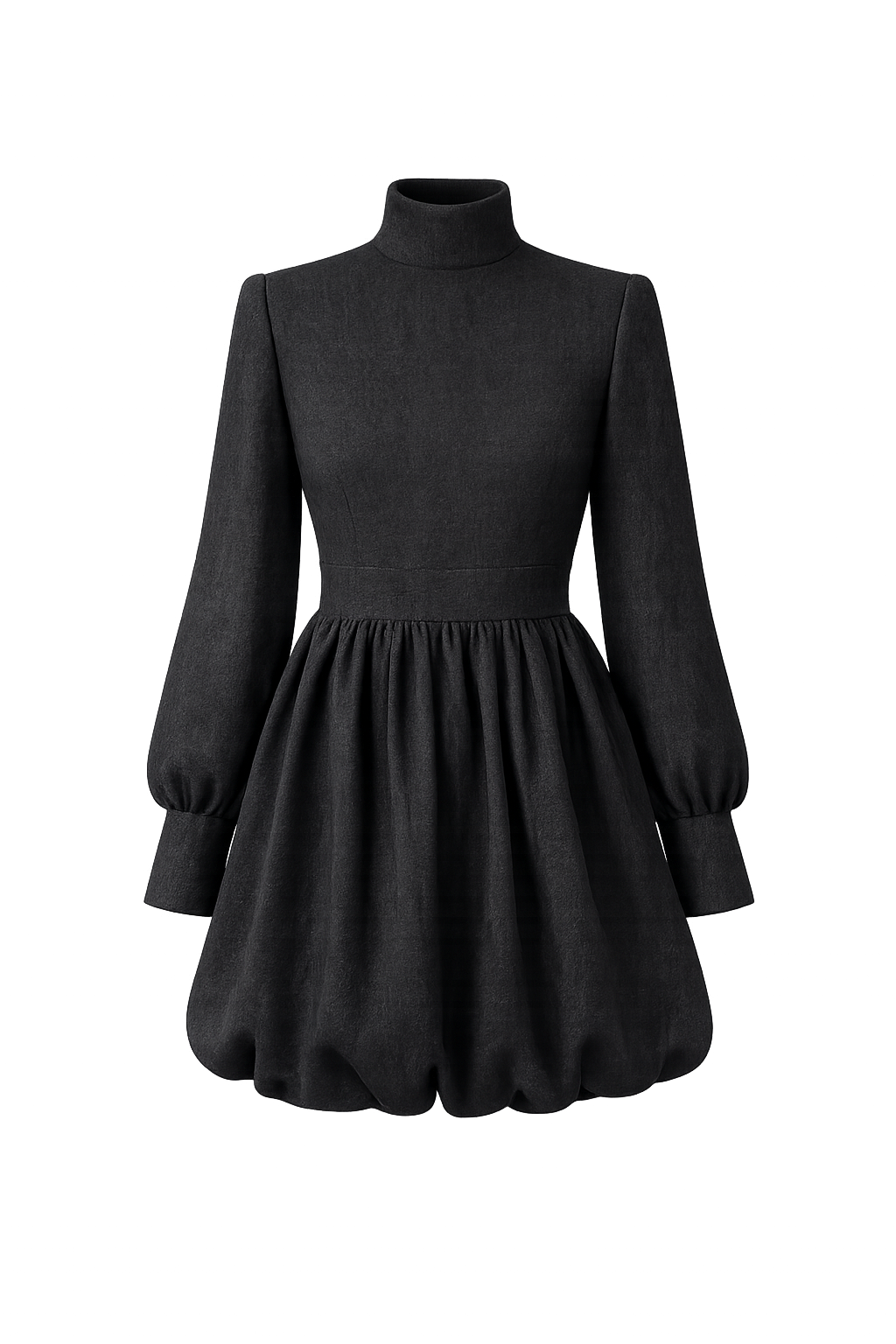 Palazzo Sculpted Mini Dress